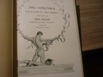 Reger; Max (1873 - 1916) - Zwei Sonatinen, fur Klavier zu zwei handen; opus 89