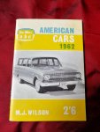 Wilson, M.J. - American Cars 1962