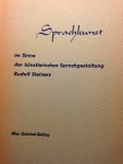 Gümbel-Seiling, Max - Sprachkunst im Sinne der künstlerischen Sprachgestaltung Rudolf Steiners