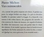 Michon, Pierre - Vies miniscules (FRANSTALIG)