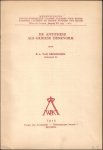 VAN GRONINGEN, B. A. - DE ANTITHESE ALS GRIEKSE DENKVORM.