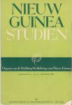 Stichting Studiekring voor Nieuw-Guinea. - Nieuw Guinea Studiën. Jaargang 4 nr. 4, oktober 1960.