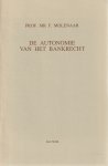 F. Molenaar - De autonomie van het bankrecht