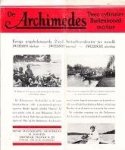 Archimedes - Brochure Archimedes Twee Cylinder Buitenboordmotor Ook wel Balansmotor Archimedes genoemd