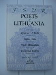 Zdanys, Jonas (ed.) - Four Poets of Lithuania.