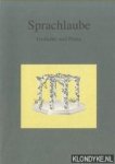 Hamann, Falk (hersg. v.) - Sprachlaube. Gedichte und Prosa