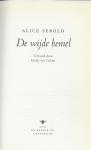 Alice Sebold, Vertaald door  Molly van Gelder  Foto auteur Jerry Bauer - De Wijde Hemel
