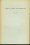 Instituut voor Sociaal Onderzoek van het Nederlandse volk (Amsterdam), National Academy of Science (Washington, D.C) - Vol. IV: General conclusions, Studies in Holland flood disaster 1953