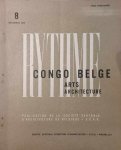 S.C.A.B. - Société Centrale d'Architecture de Belgique, JUNGERS E. (G.G. du Congo Belge) - RYTHME - Congo Belge Arts Architecture - N° 8, Décembre 1950