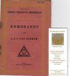 Dokkum, J.D.C. van - Onze groote mannen serie 1 No 3 Rembrandt