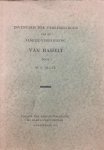 SIGAL, M.C. - Inventaris der verzamelingen van de Familie-Vereeniging Van Hasselt