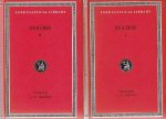 STATIUS - Statius - With an English translation by J.H Mozley - Volume I - Silvae Thebaid I-IV + II - Thebaid V-XII - Achilleid