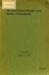 OPPENHEIMER, F., HIDAJAT - De monopolie-theorie van Franz Oppenheimer.