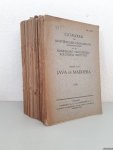 Diverse auteurs - Catalogus der lichtbeelden-verzameling (lantaarnplaten) van de Koninklijke Vereeniging Koloniaal Instituut (31 delen)