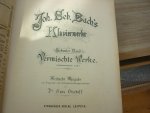Bach; J. S. (1685-1750) - Klavierwerke; Band 7 - Vermischte Werke (Inhaltsverzeichniss S 160.); Krititsche Ausgabe mit Fingersatz und Vortragsbezeichnungen versehen von Dr. Hans Bischoff (Berlin, Mai 1888) voor Piano - Originele unieke uitgave!