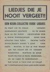  - Liedjes die je nooit vergeet!! / Een keur-collectie oude liedjes