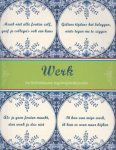 De Boekenmakers - De Delftsblauwe tegelwijshedenreeks: Werk