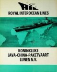 RIL - Brochure Royal Interocean Lines, ca. 1970