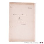 (Chavroches) - Departement de l'Allier. Arrondissement de Lapalisse.Commune de Chaveroches. Plan des chemins et relais de chemins que la commune désire aliéner. Échelle de un à 2500 mètres.