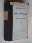 Ophorst, J.D.B. - Catalogus van de Bibliotheek der Koninklijke Militaire Academie