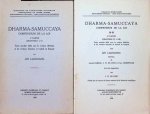 Lin Li-Kouang - Dharma-Samuccaya Compendium de la Loi 2 volumes Lin Li-Kouang - Dharma-Samuccaya Compendium de la Loi 2 volumes