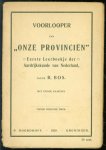 Bos, R. - Voorlooper van Onze provincien, eerste leerboekje der aardrijkskunde van Nederland