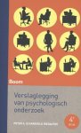 Peter A Starreveld - Verslaglegging van psychologisch onderzoek