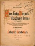 Brandts Buys, Ludwig Felix: - Super flumina Babylonis illic sedimus et flevimus (Psalm 137). Voor Mannenkoor. Op. 39. 2de druk