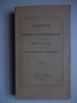  - Archief; vroegere en latere mededeelingen voornamelijk in betrekking tot Zeeland 1910.