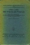 Warnke, Karl. - Vier Lais der Marie de France Warnke, Karl. - Vier Lais der Marie de France