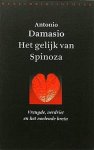 Damasio , Antonio .  [ isbn 9789028420021]  2922 - Het Gelijk van Spinoza . ( Vreugde , verdriet en het voelende brein . ) Gevoelens als vreugde, verdriet, jaloezie en angst zijn onlosmakelijk verbonden met ons bestaan. Antonio Damasio toont aan dat ze zelfs essentieel zijn voor rationeel gedrag.  -