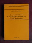 Meer, Jan IJ, van der - Form vs. Anti-Form. Das semantische Universum von Witold Gombrowicz Meer, Jan IJ, van der - Form vs. Anti-Form. Das semantische Universum von Witold Gombrowicz