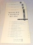 Mennin, Peter: - [Convolut 4 Notenhefte, alle für SATB] 1) A song of the palace 2) The gold theaded robe 3) Crossing the Han River 4) In the quiet night (Moder Choral Music)