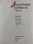 Robert C. Carson, James N. Butcher en  James C. Coleman - Abnormal Psychology and Modern Life
