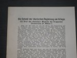 - Die Schuld der deutschen Regierung am Kriege - Die Schuld der deutschen Regierung am Kriege