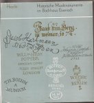 HEYDE, Herbert - Historische Musikinstrumente im Bachhaus Eisenach.
