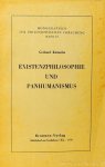 KRÄNZLIN, G. - Existenzphilosophie und Panhumanismus.
