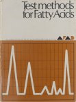Association of fatty acid distillers - Test methods for fatty acids
