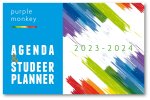 John Cliteur 98551 - Purple Monkey Agenda en Studeerplanner 2023-2024
