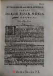 Burmannus, Franciscus - De wet ende het getuigenisse, ofte Uitlegginge ende Betragtinge Van de Verborgentheden ende voornaamste Saken des Wets, ofte Boeken Mosis (deel 2)