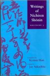 Shonin, Nichiren / Hori, Kyotsu (comp.) / Sakashita, Jay (ed.) - WRITINGS OF NICHIREN SHONIN: DOCTRINE 3.