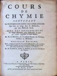 M. Nicolas  Lemery , Hyacinthe-Théodore Baron (le Jeune) - Cours de Chimie