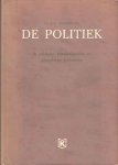 Snethlage, J.L. - De politiek in ethische, psychologische en filosofische belichting