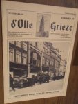 Bos, M ea. - d'Olle Grieze. Tweede jaargang nr 10. Tijdschrift voor Stad en Ommelanden (thema: bevrijding)