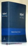 Statenvertaling, - Bijbel met uitleg klein blauw flexcover *nieuw* --- BMU met berijmde Psalmen (1773) en Formulieren