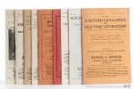 Catalogue Bowes & Bowes: - Lot of 10 books : Sale catalogues of Bowes & Bowes Booksellers, Printsellers, Cambridge, England. Present are Catalogue no. 431, 434, 435, 439, 441, 446, 447, 449, 450 & 451.