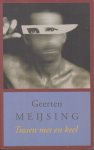 Meijsing (Eindhoven, 9 augustus 1950), Geerten Maria - Tussen mes en keel - Dit boek beschrijft , op uiterst persoonlijke wijze en zonder een blad voor de mond te nemen, hoe een op het eerste gezicht vrolijke auteur terechtkomt in de draaikolk van depressiviteit. Hoe hij zijn grote liefde verliest.