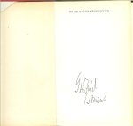 Bomans Jan Arnold Godfried van 2 maart 1913 in Den Haag geboren, tot 22 december 1971  ... Pleidooi voor de humor, Arsenicum en oude kant, Omslagontwerp .. Peter R. Ruting - Op de keper beschouwd ... Godfried Bomans vijftig jaar....Adviezen van een oude rot, de vinger gods, Kroniek van familie Brederode... Bezoek aan een golfkartonfabriek