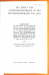 C.B. van der Leeden - Het aspect van de landbouwkolonisatie in het bevolkingsprobleem van  Java