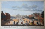  - [Handcolored optical view, The Hague] A View of the Court of the Prince Statholder of Holland, and of the Assembly of the States General, at the Hague, published 1794.